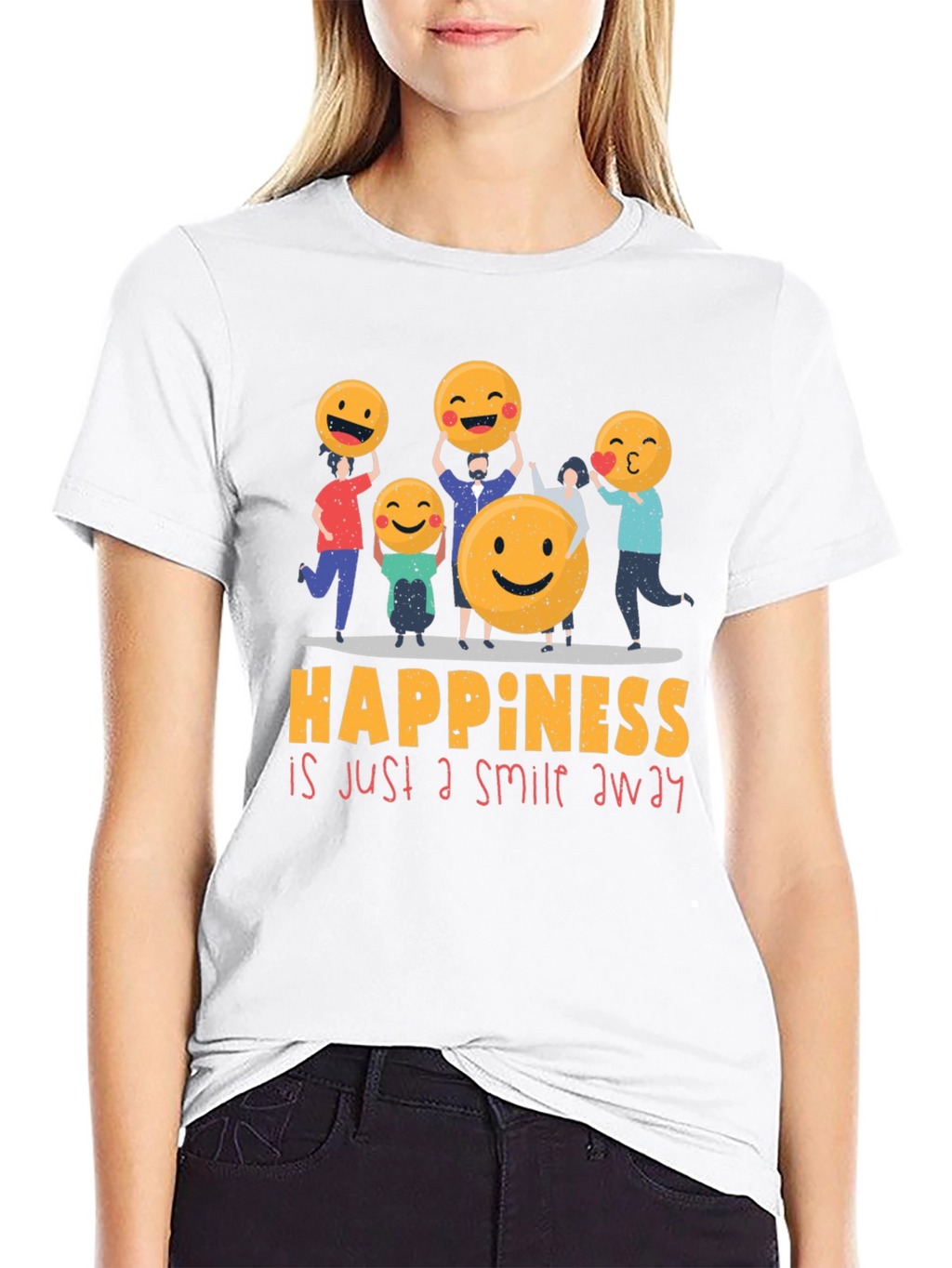 Happiness is Just a Smile Away T-Shirt