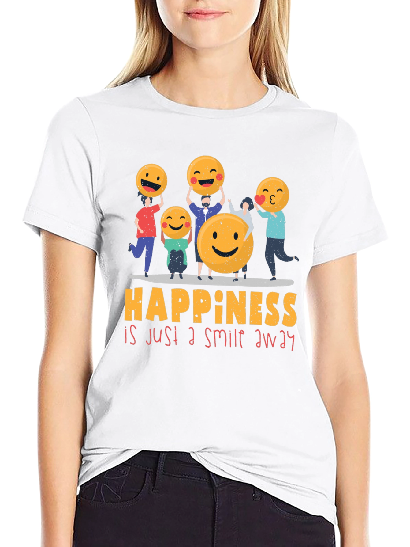 Happiness is Just a Smile Away T-Shirt