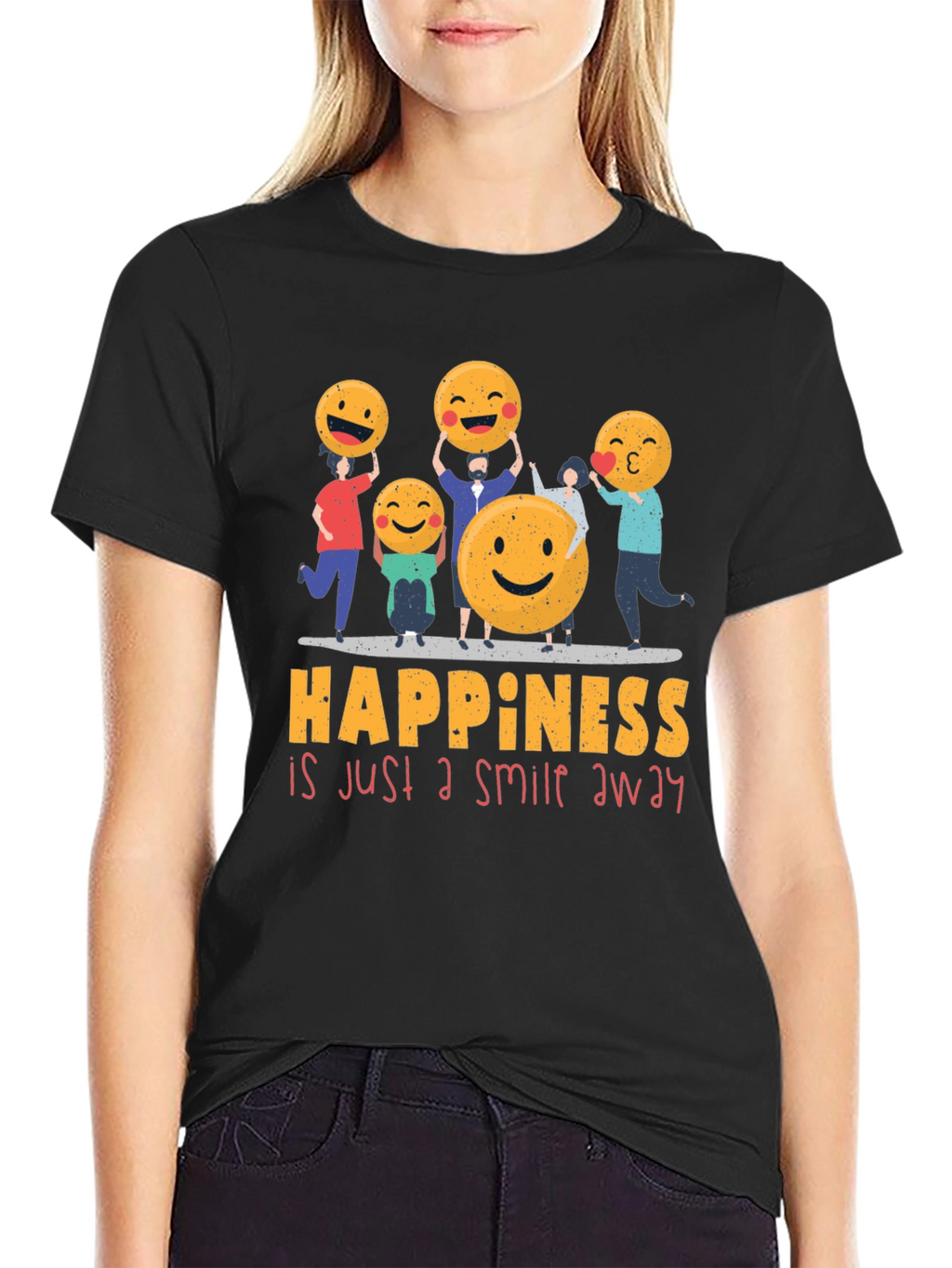 Happiness is Just a Smile Away T-Shirt