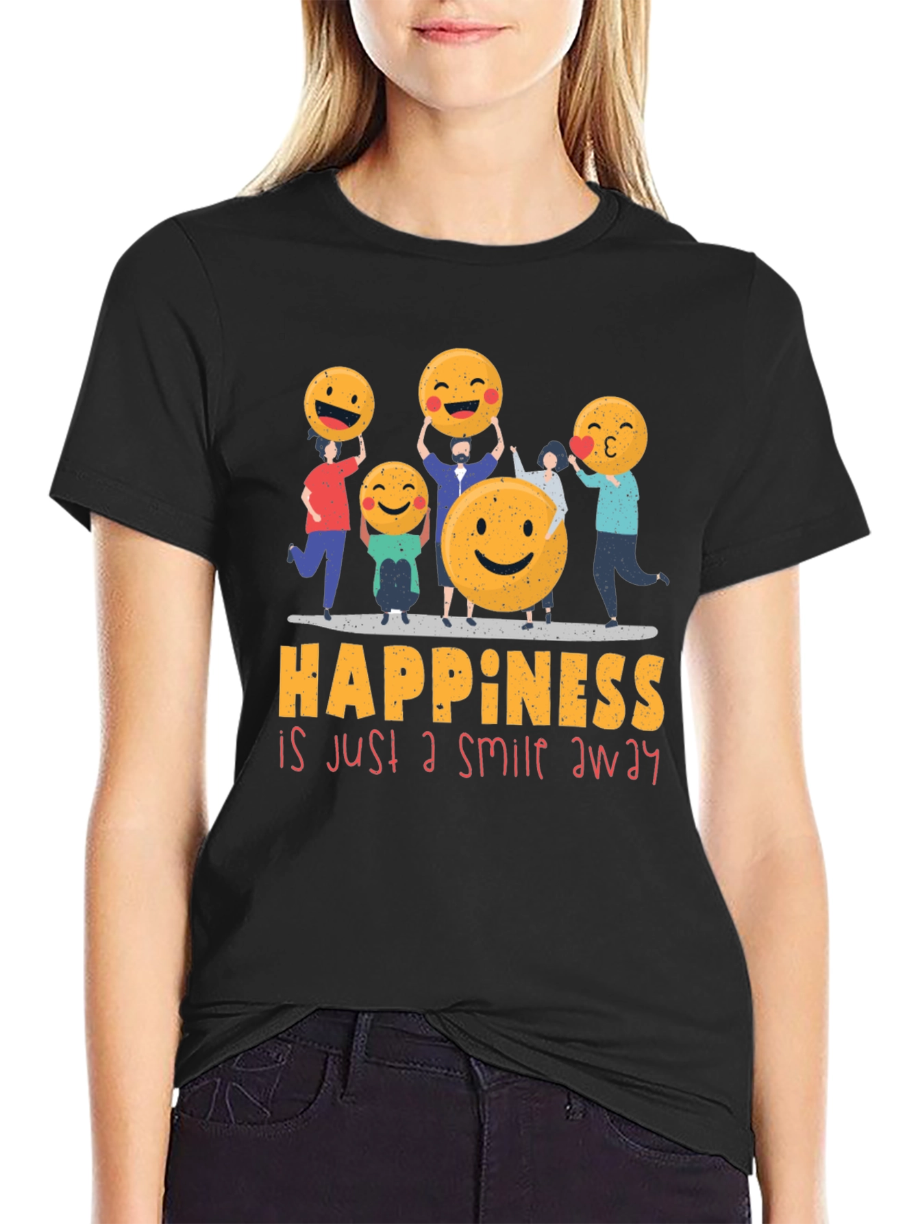 Happiness is Just a Smile Away T-Shirt