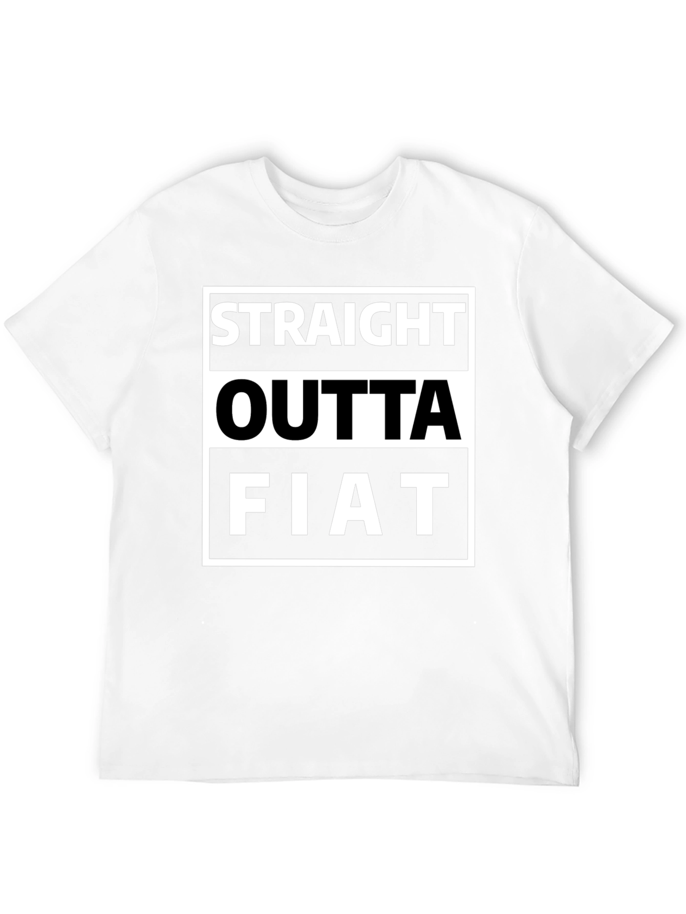Straight Outta Fiat Funny Graphic Tee
