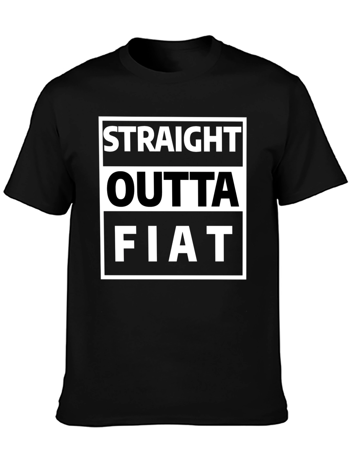 Straight Outta Fiat Funny Graphic Tee