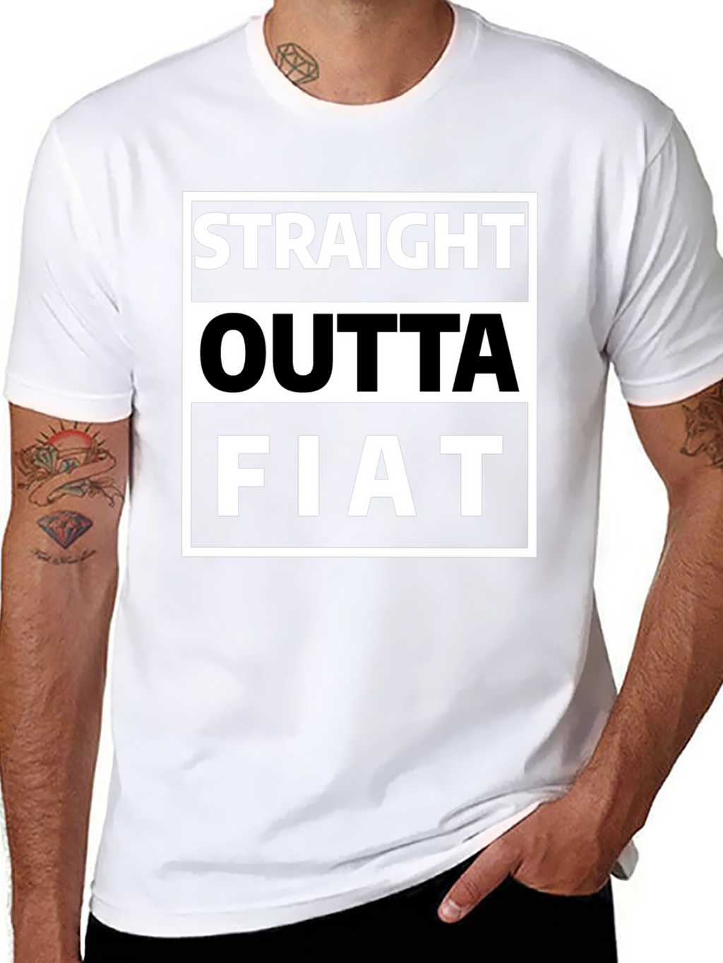 Straight Outta Fiat Funny Graphic Tee