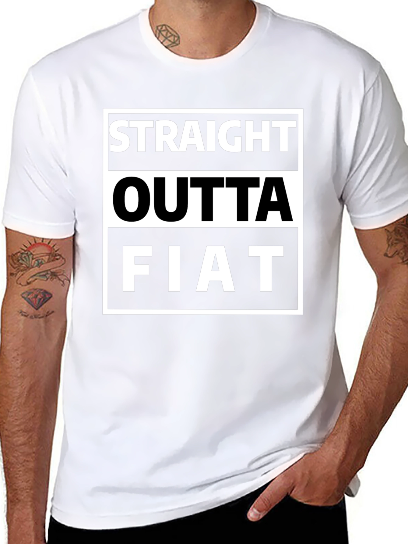 Straight Outta Fiat Funny Graphic Tee