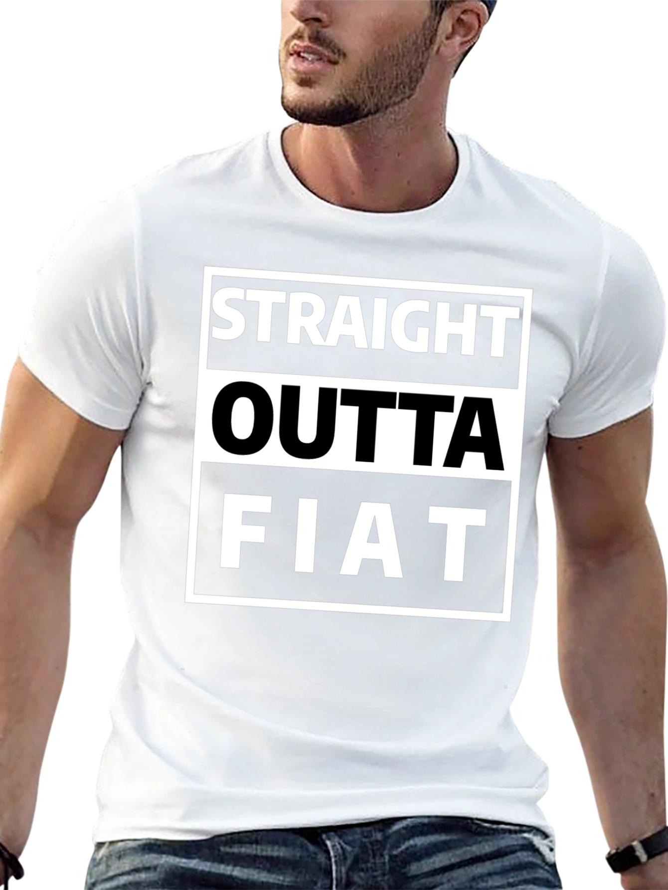 Straight Outta Fiat Funny Graphic Tee
