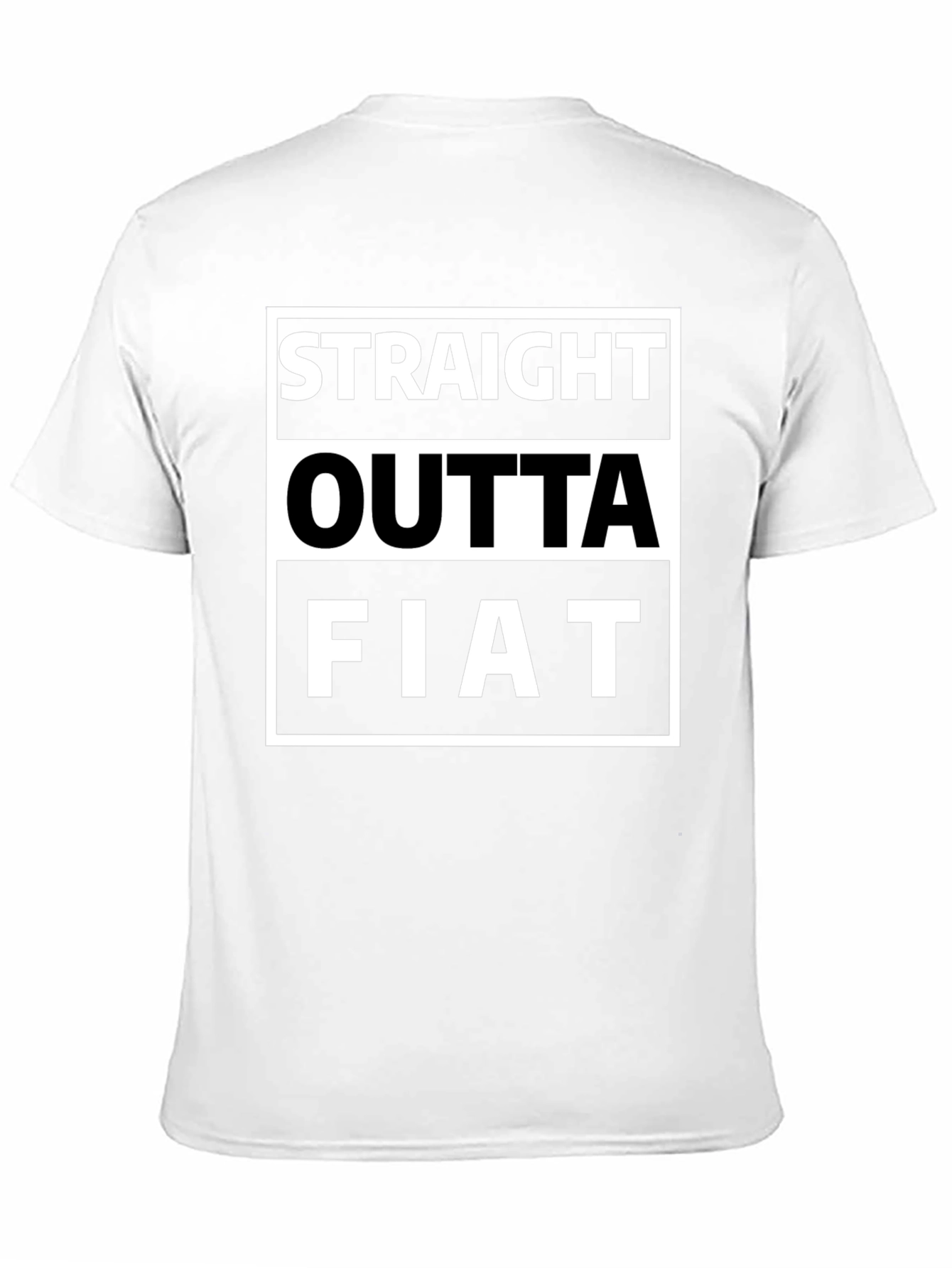 Straight Outta Fiat Funny Graphic Tee
