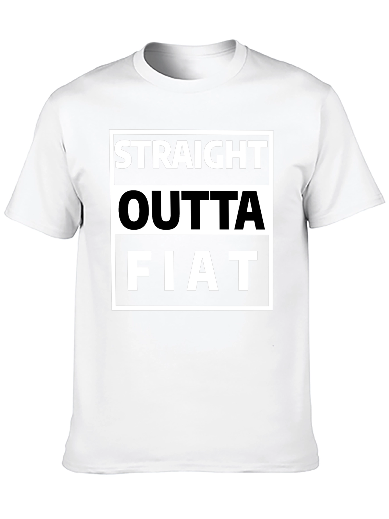 Straight Outta Fiat Funny Graphic Tee
