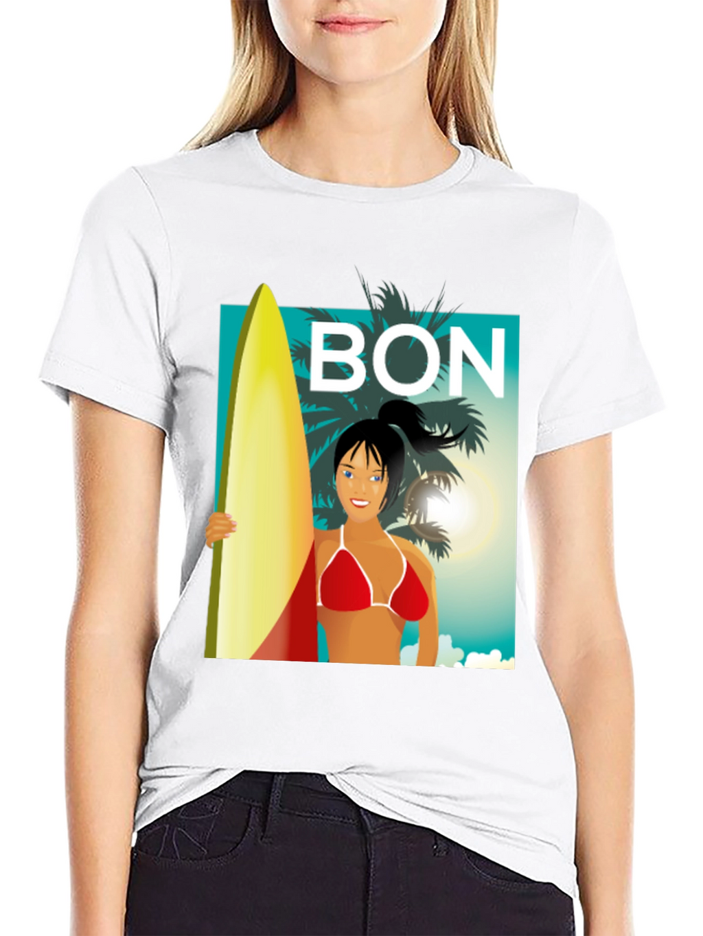 Bon Beach Babe Graphic Tee