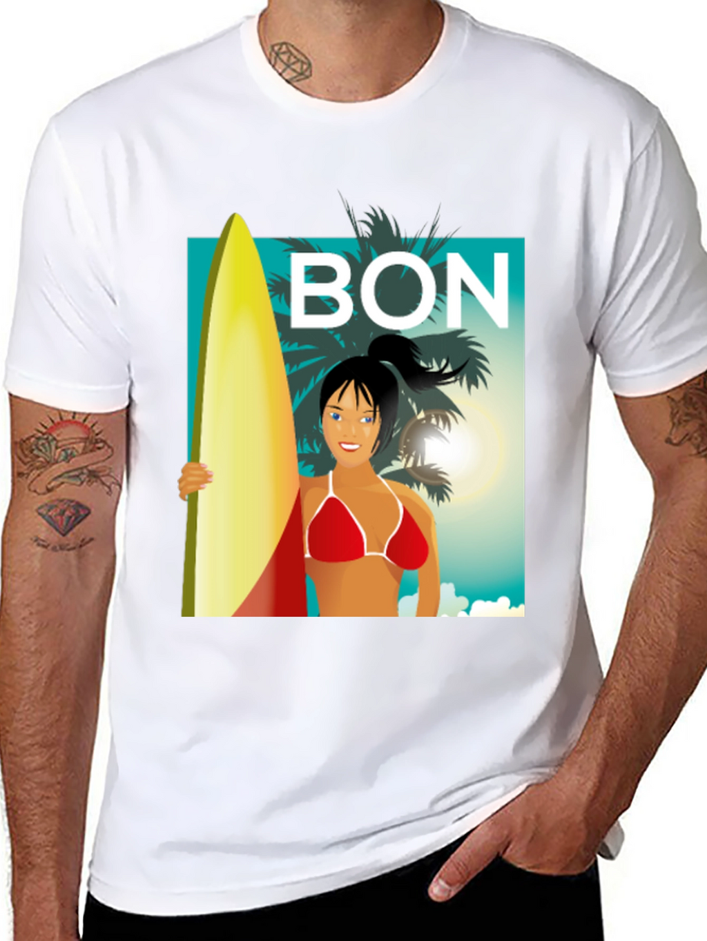 Bon Beach Babe Graphic Tee