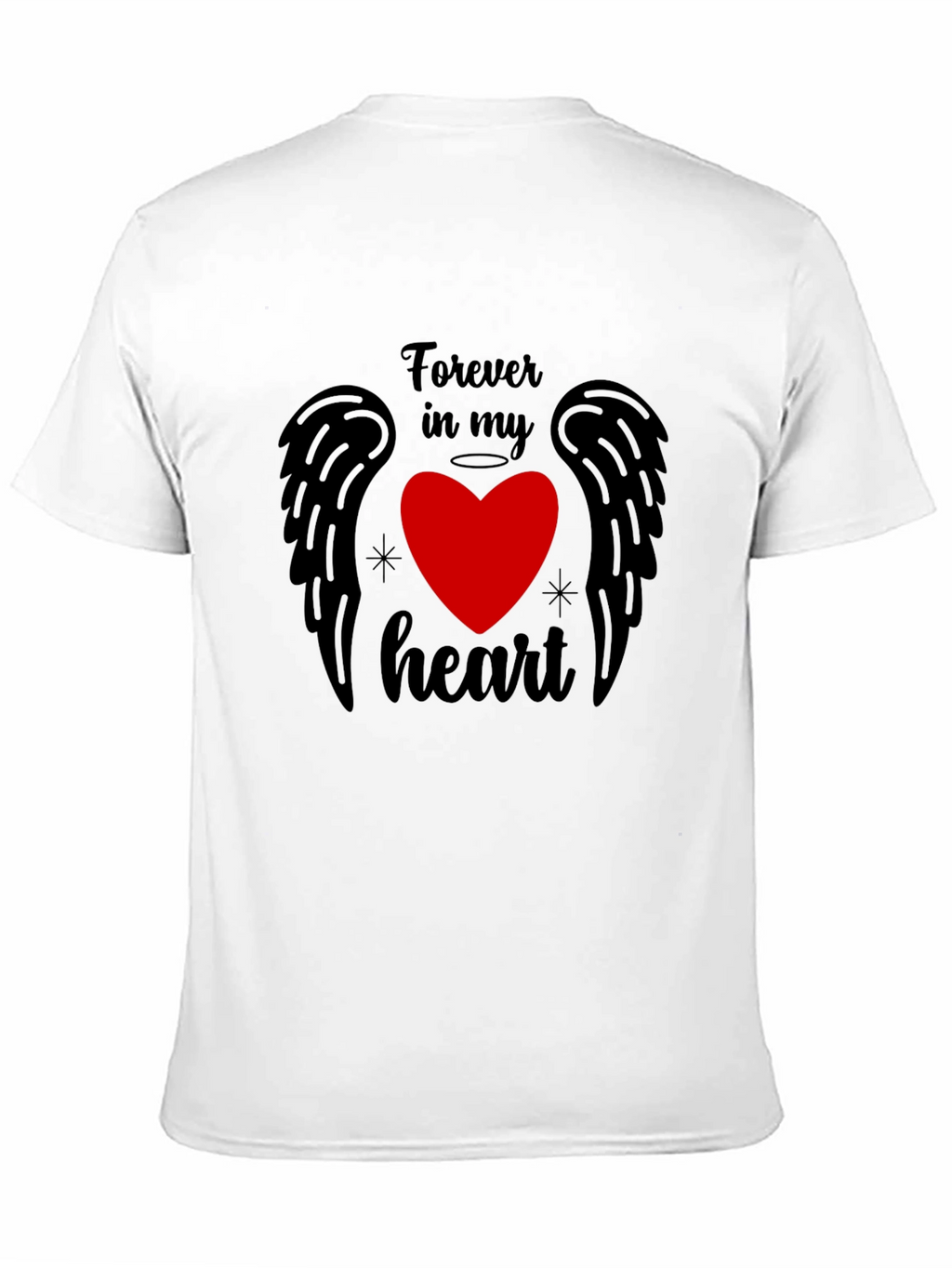Forever in My Heart Graphic Tee - Black