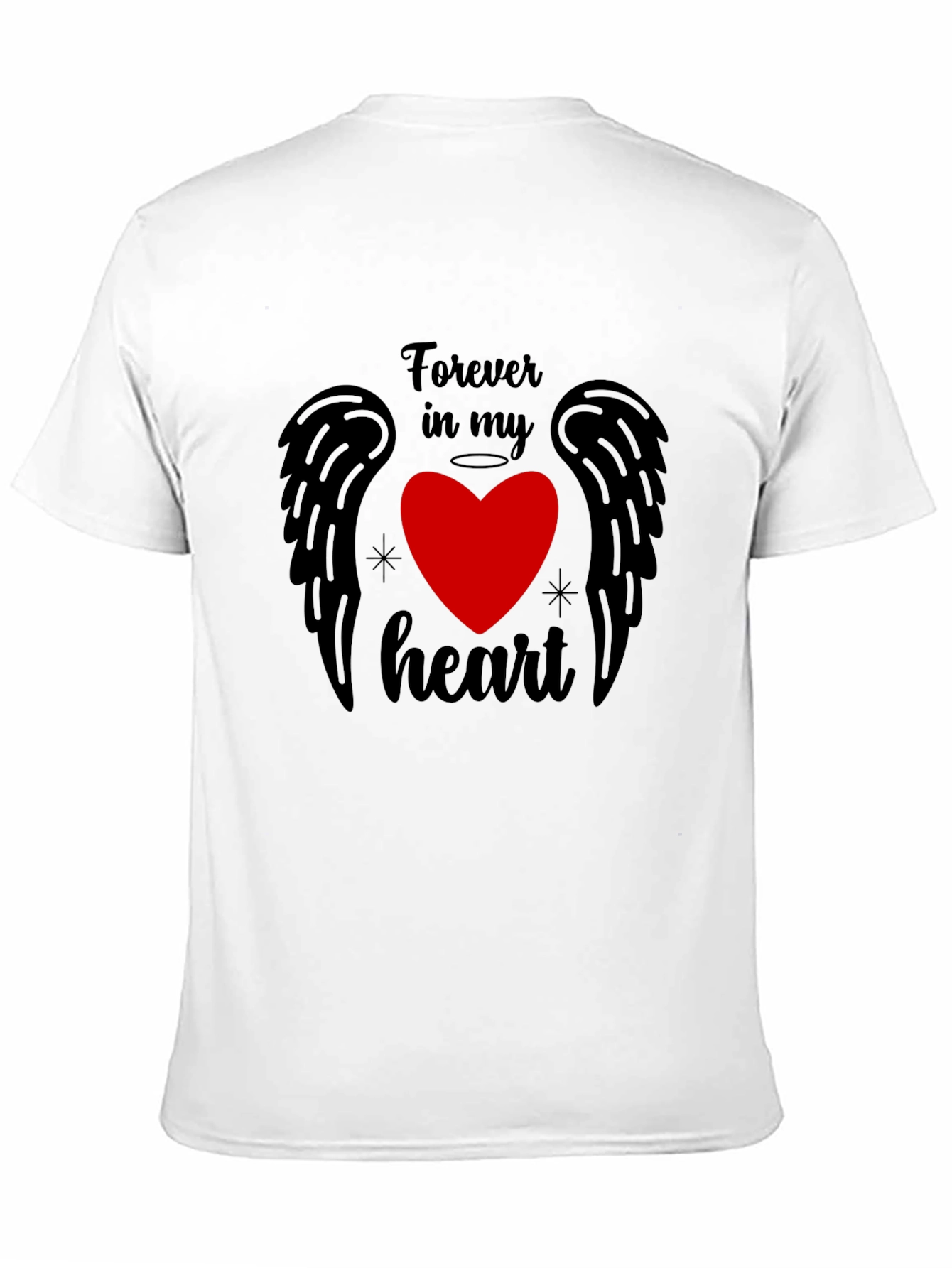 Forever in My Heart Graphic Tee - Black