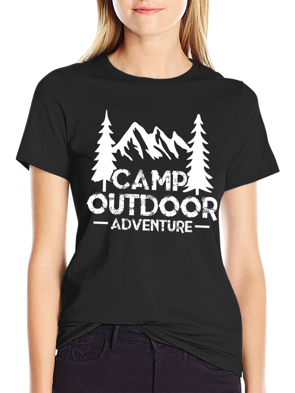 Camp Outdoor Adventure Graphic T-Shirt