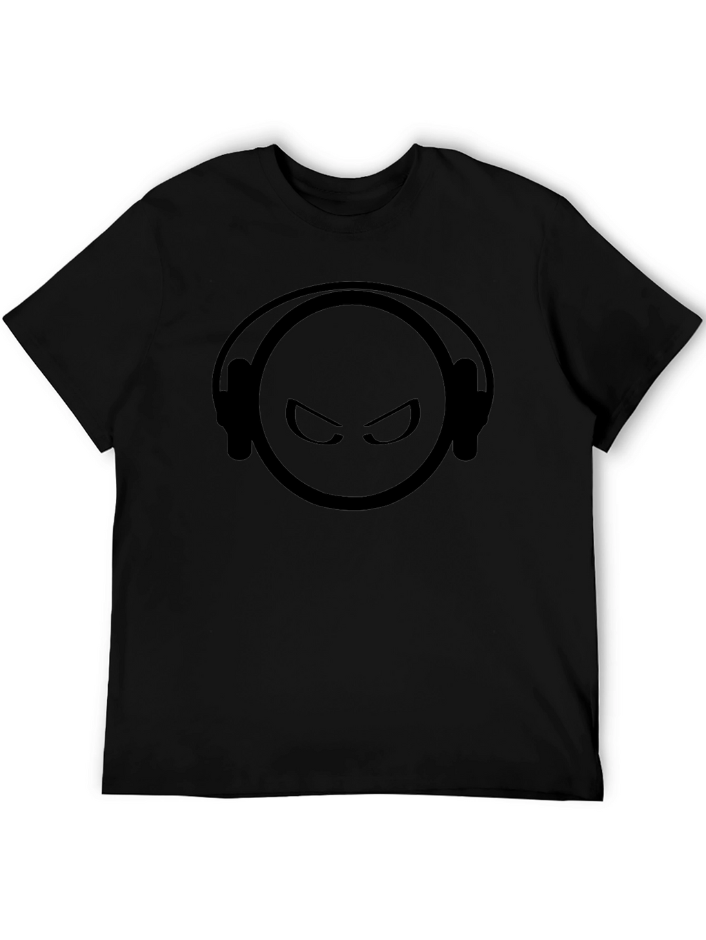DJ Emoji Graphic T-Shirt - Black
