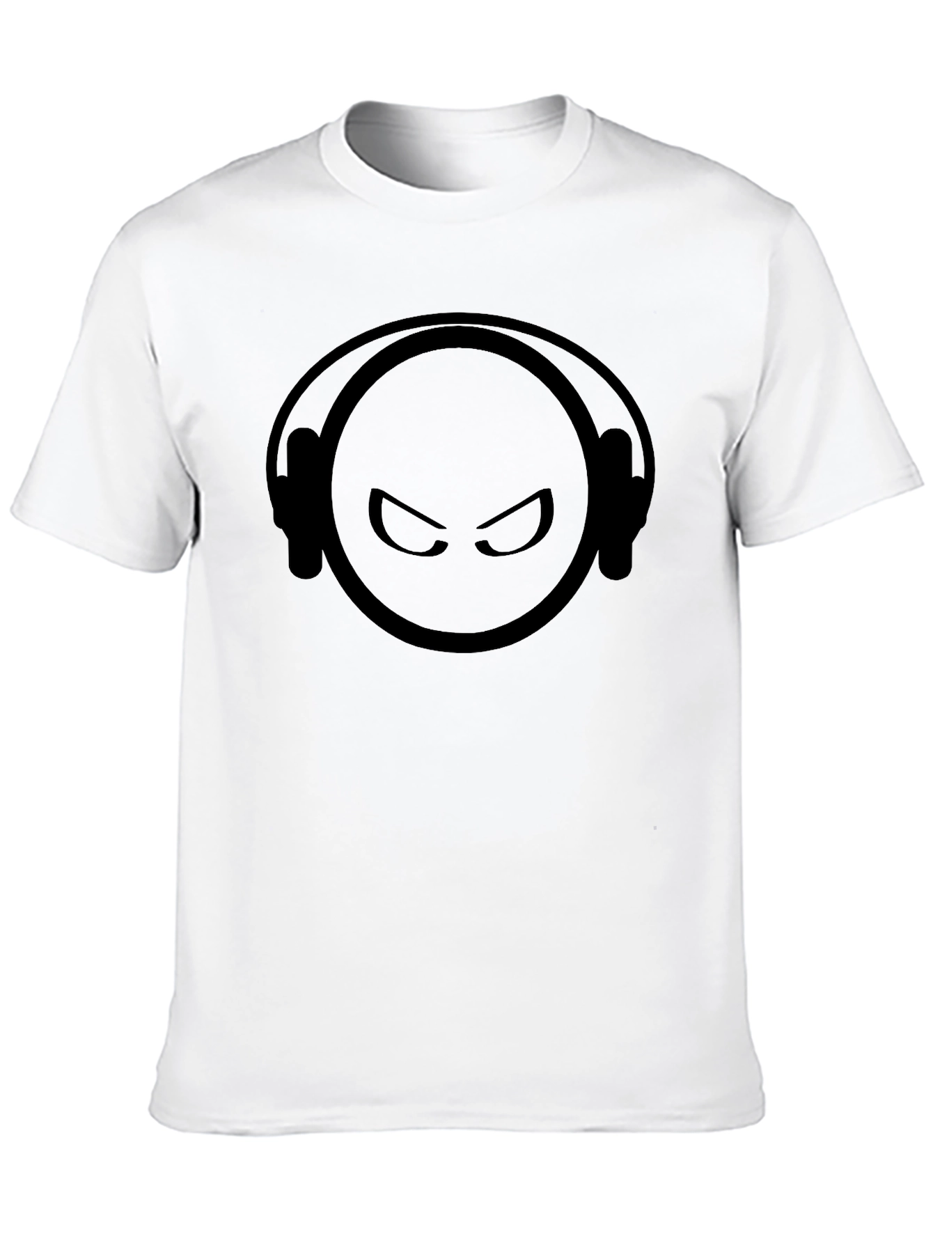 DJ Emoji Graphic T-Shirt - Black