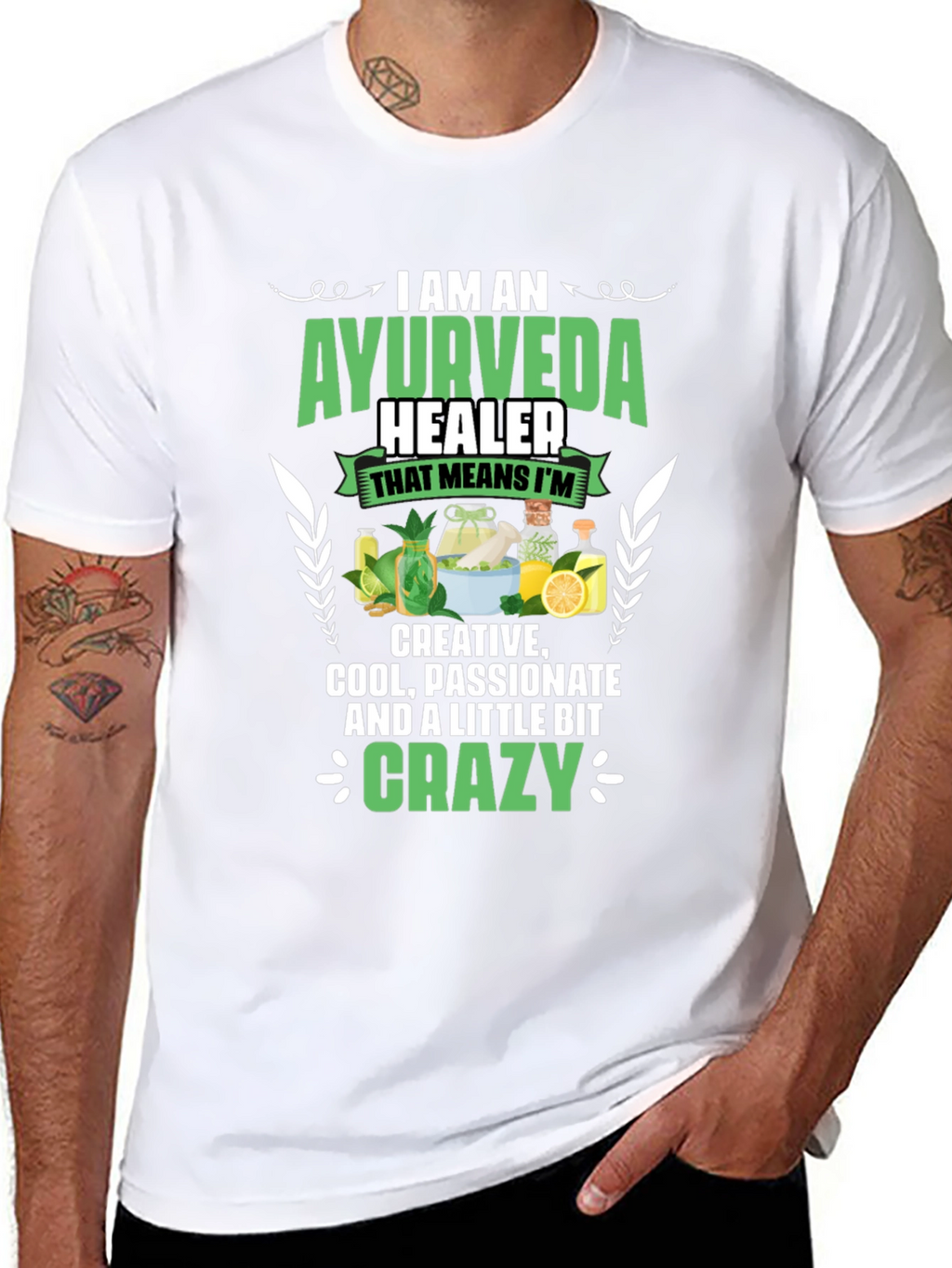 Ayurveda Healer Funny Graphic Tee