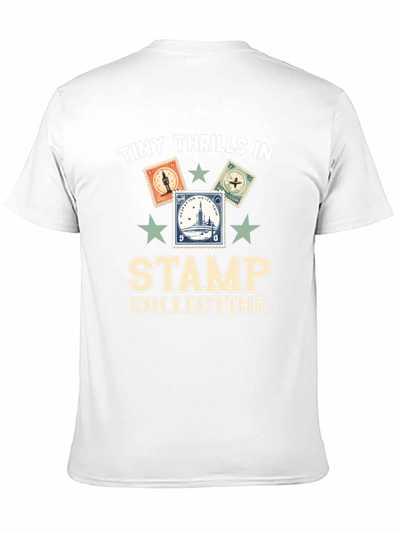 Stamp Collecting Graphic T-Shirt