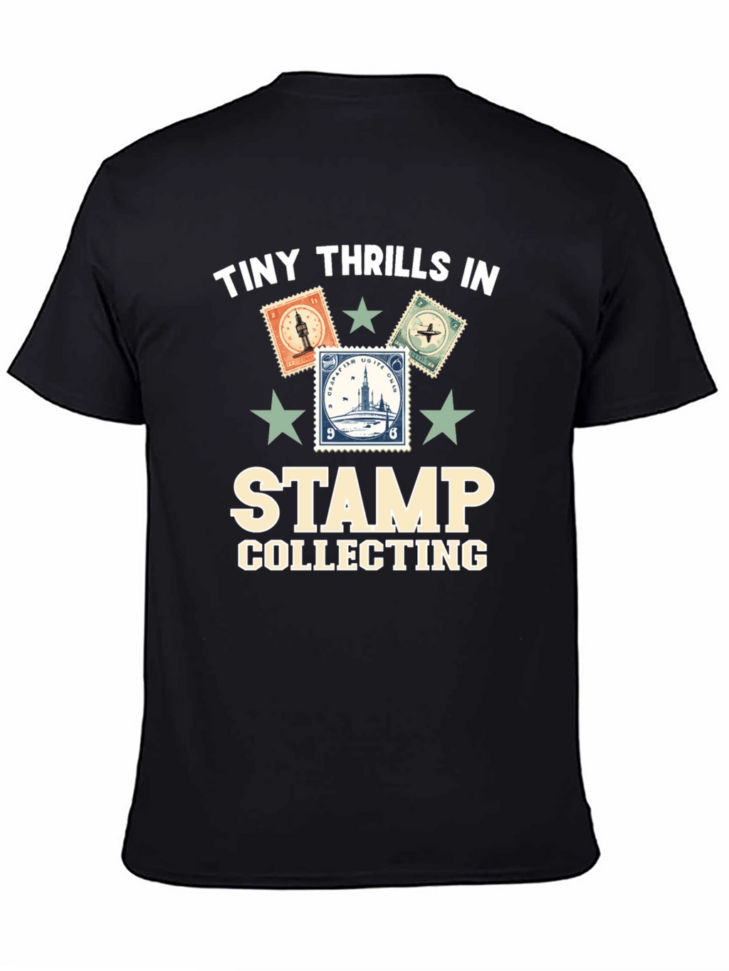 Stamp Collecting Graphic T-Shirt