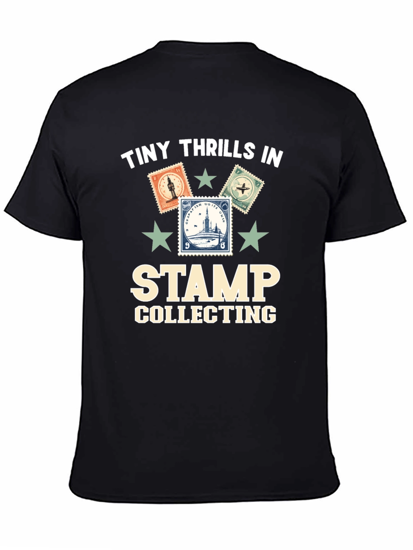 Stamp Collecting Graphic T-Shirt