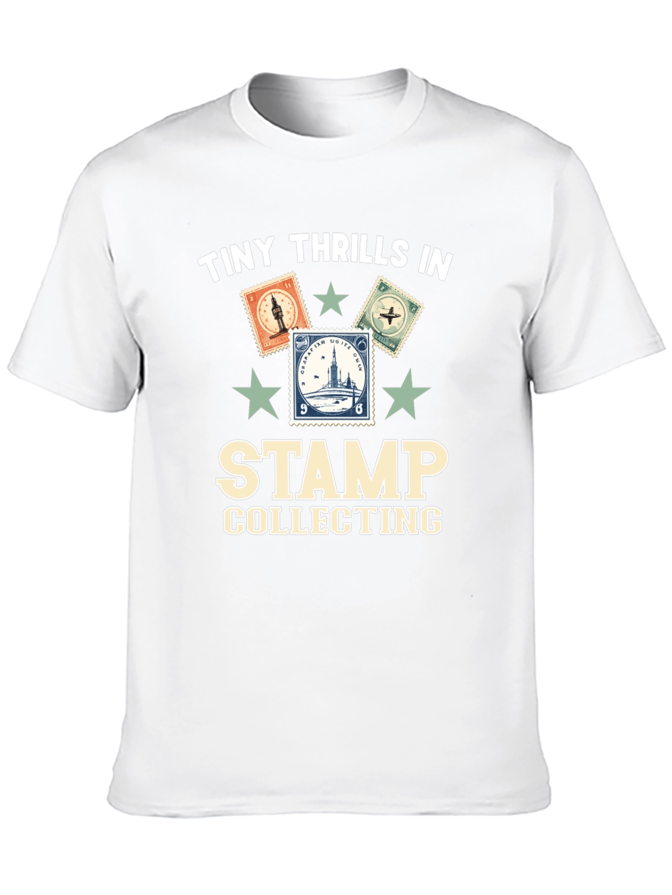 Stamp Collecting Graphic T-Shirt