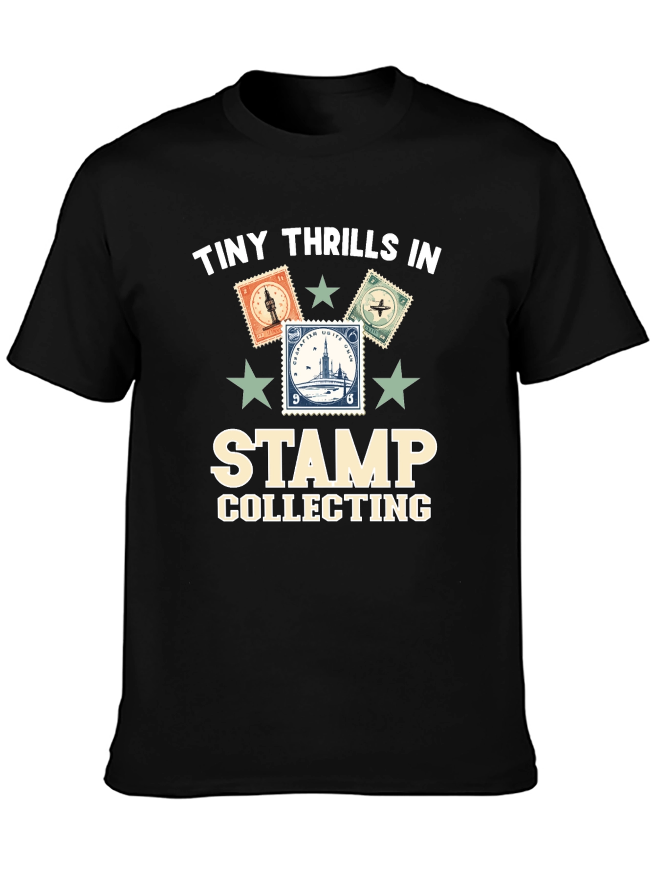 Stamp Collecting Graphic T-Shirt