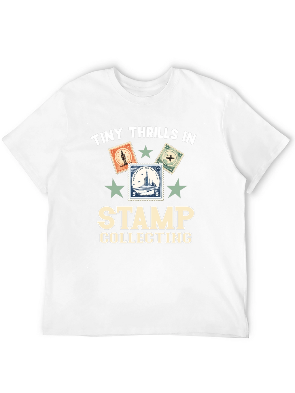 Stamp Collecting Graphic T-Shirt