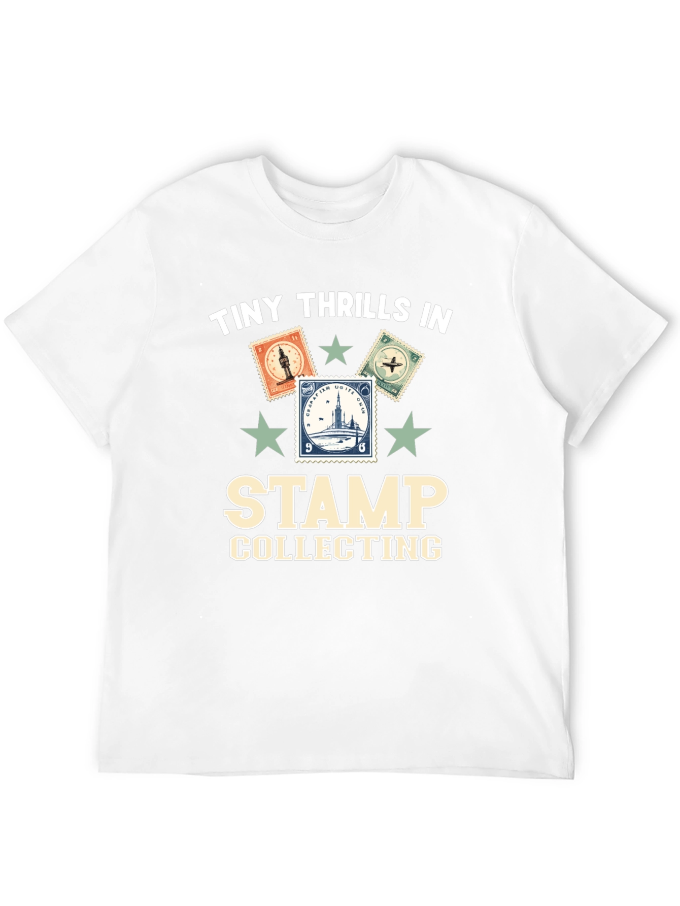 Stamp Collecting Graphic T-Shirt