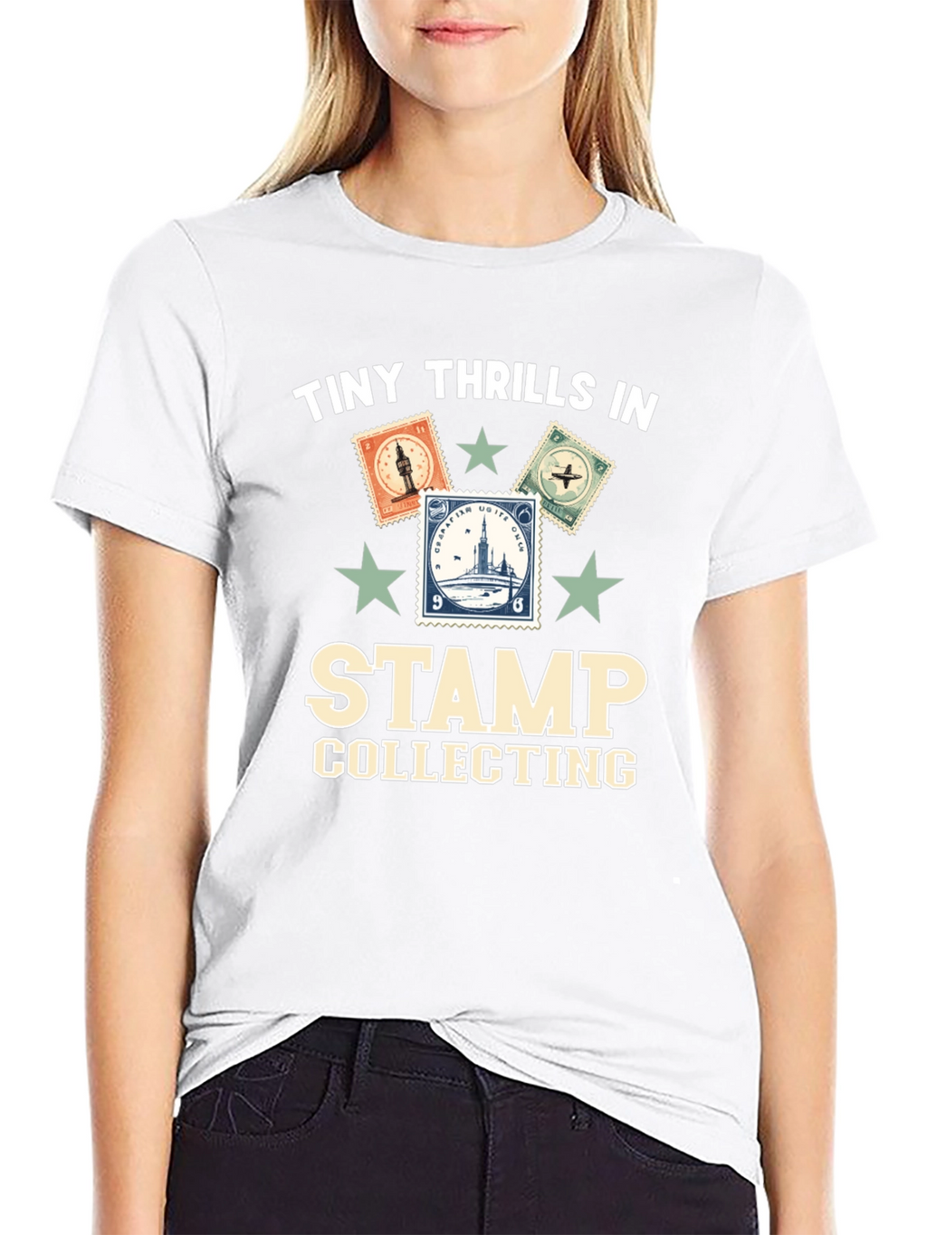Stamp Collecting Graphic T-Shirt