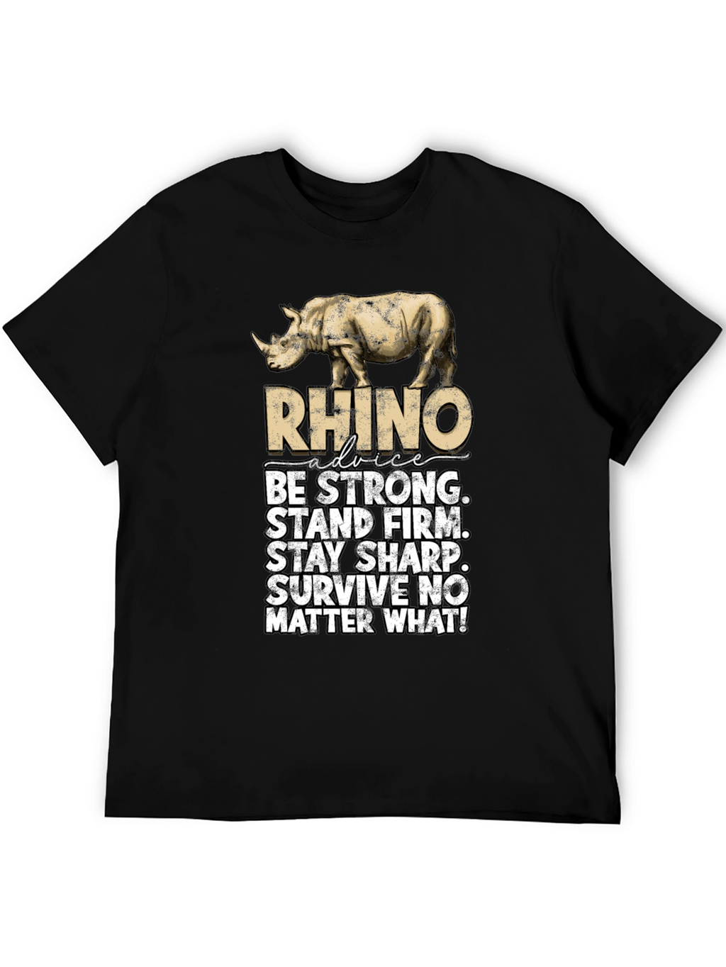Rhino Advice Graphic T-Shirt