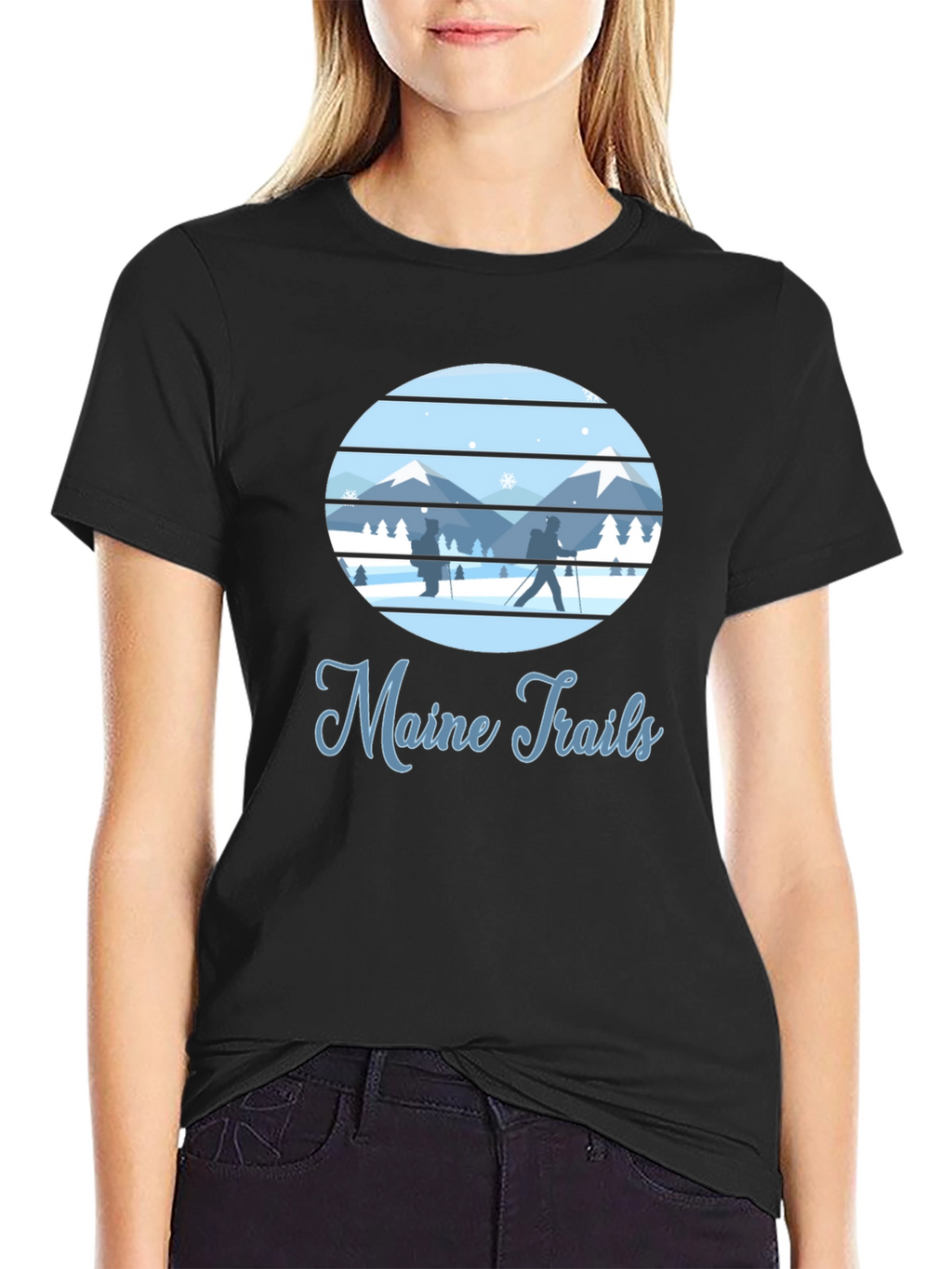 Maine Trails Graphic T-Shirt