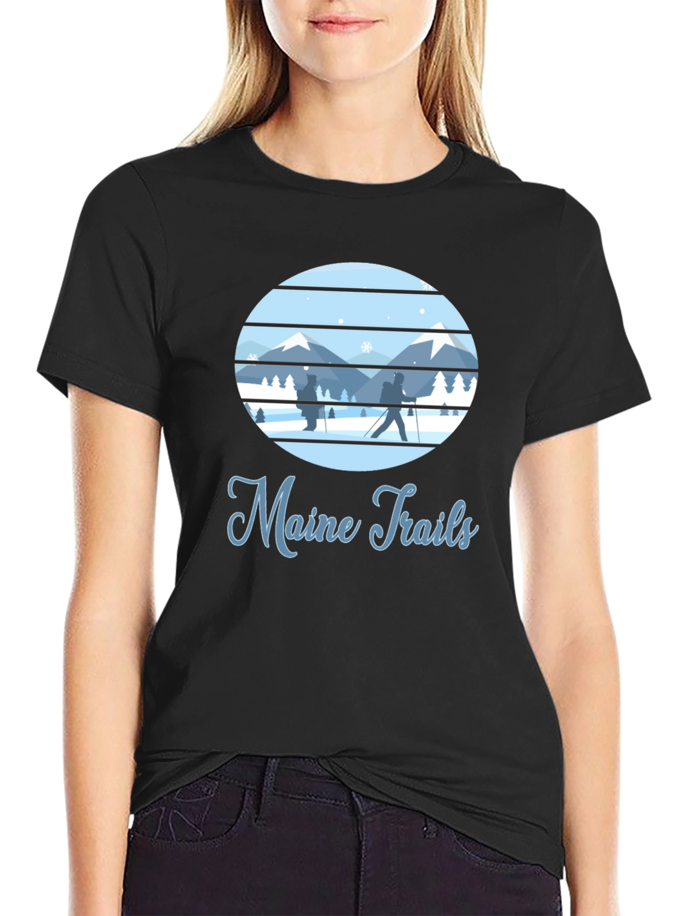 Maine Trails Graphic T-Shirt