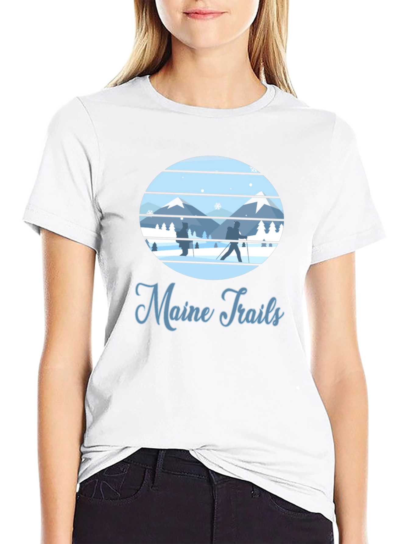 Maine Trails Graphic T-Shirt