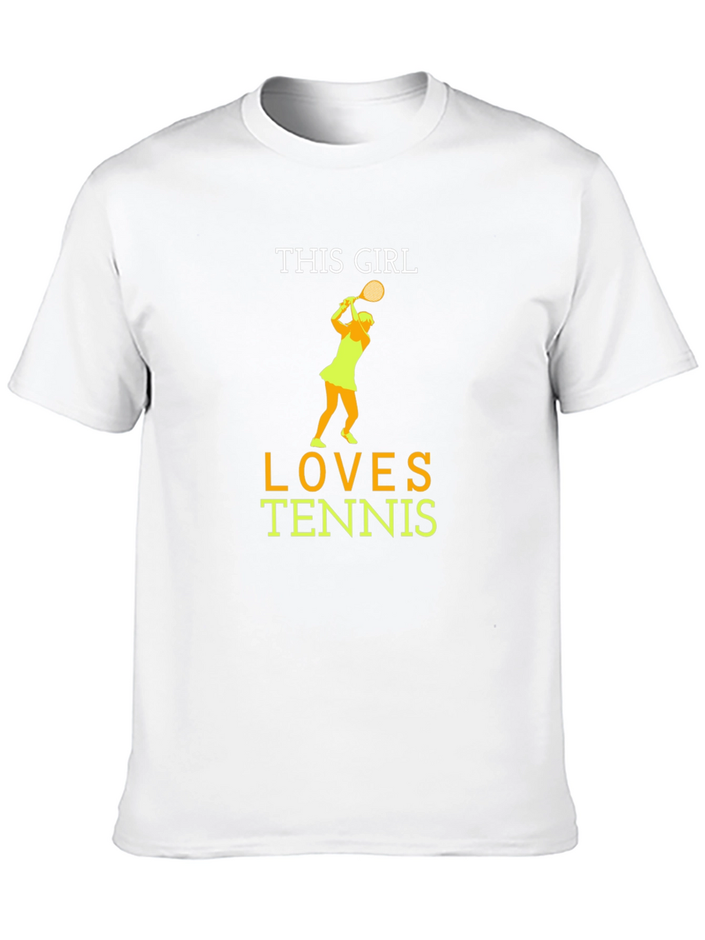 Tennis Girl Graphic Tee - Sporty & Stylish