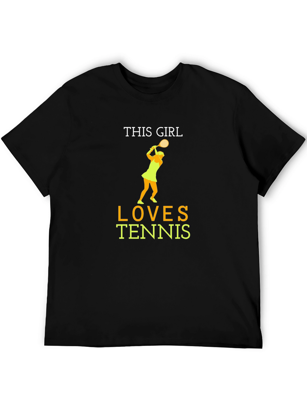 Tennis Girl Graphic Tee - Sporty & Stylish