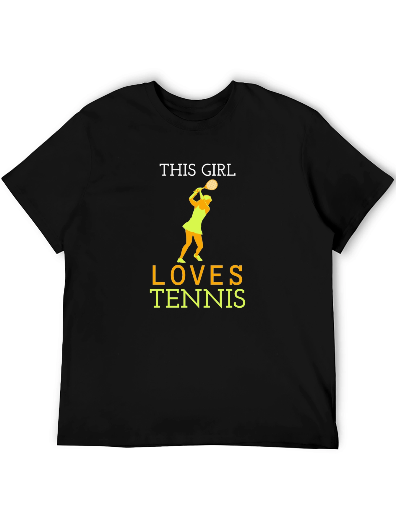 Tennis Girl Graphic Tee - Sporty & Stylish