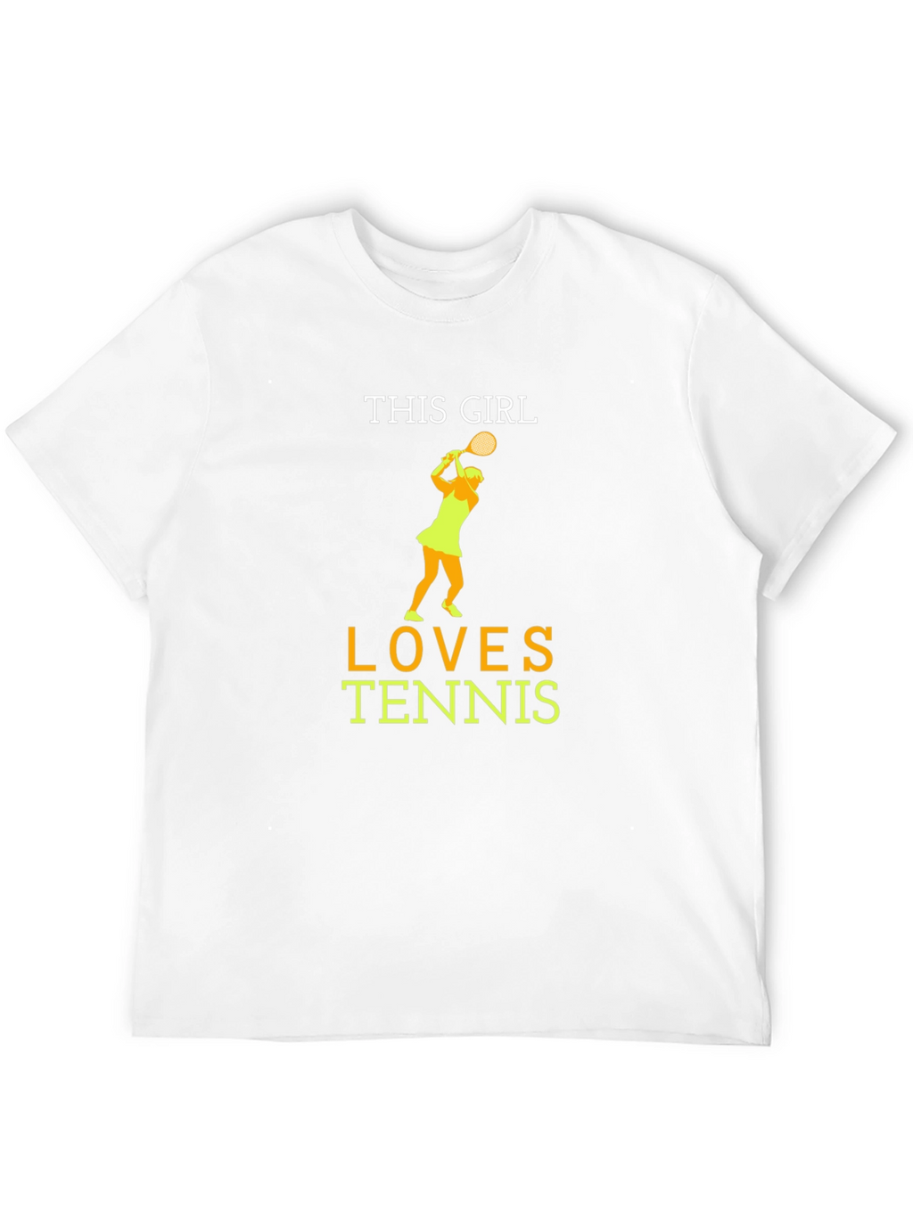 Tennis Girl Graphic Tee - Sporty & Stylish
