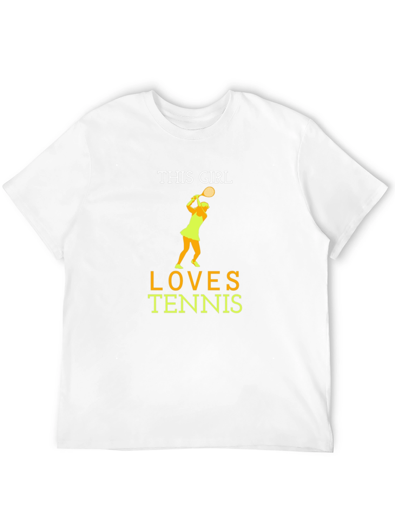 Tennis Girl Graphic Tee - Sporty & Stylish