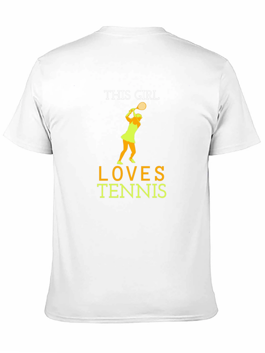 Tennis Girl Graphic Tee - Sporty & Stylish