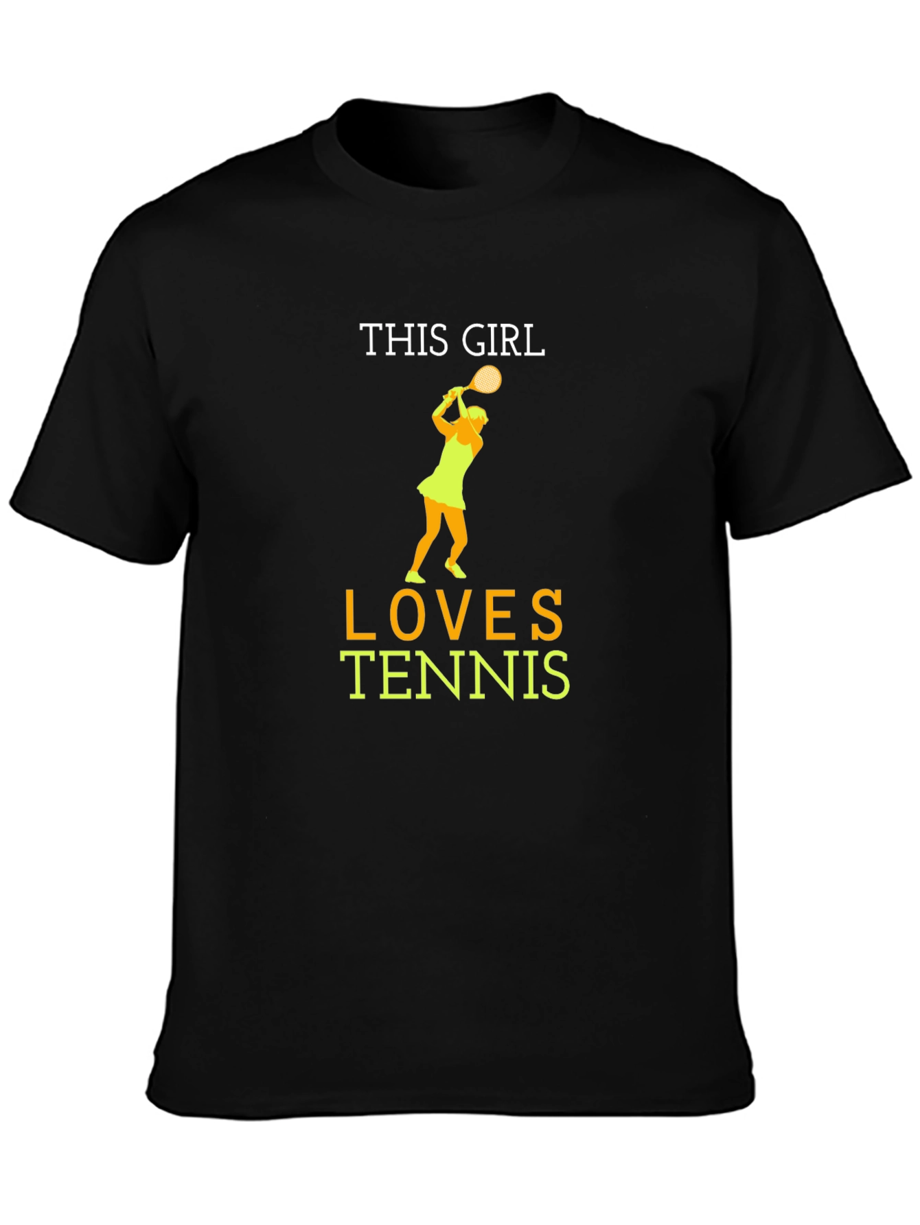 Tennis Girl Graphic Tee - Sporty & Stylish