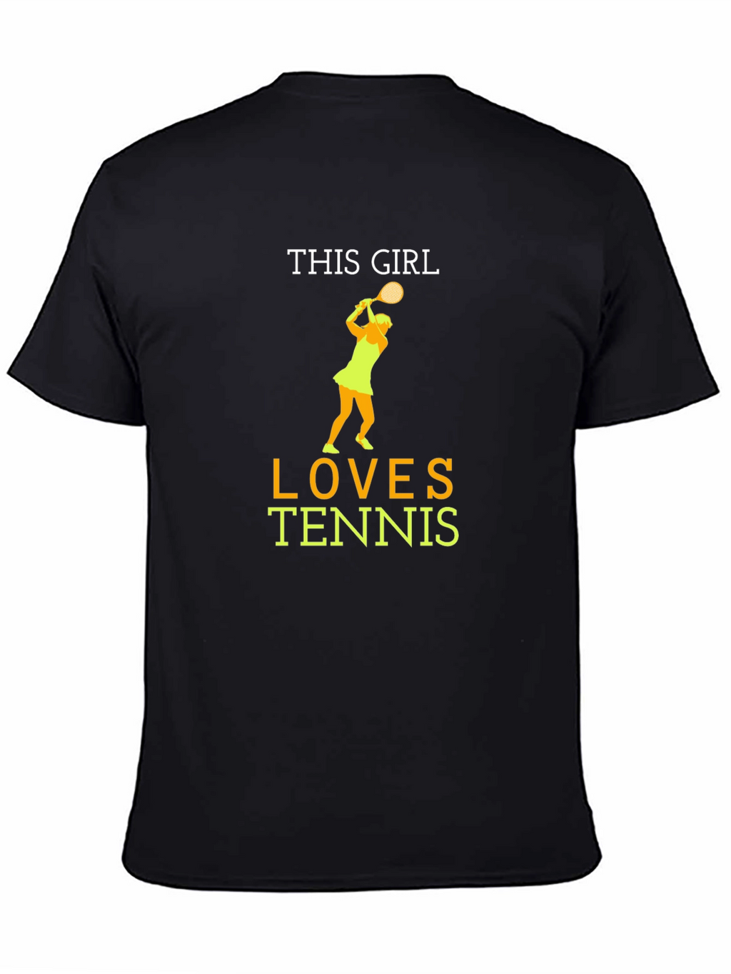 Tennis Girl Graphic Tee - Sporty & Stylish