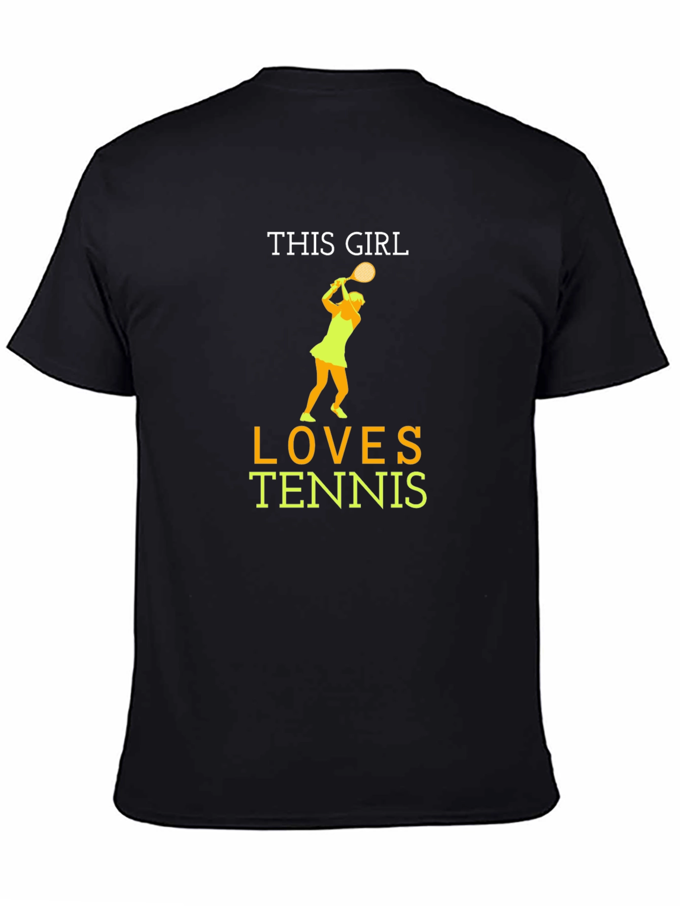 Tennis Girl Graphic Tee - Sporty & Stylish