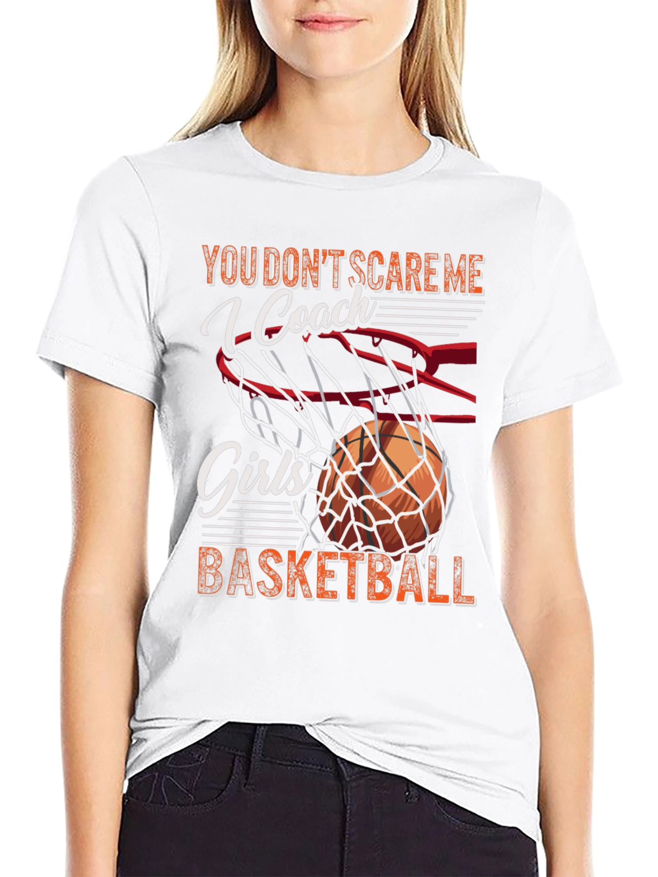 Girls Basketball Coach T-Shirt