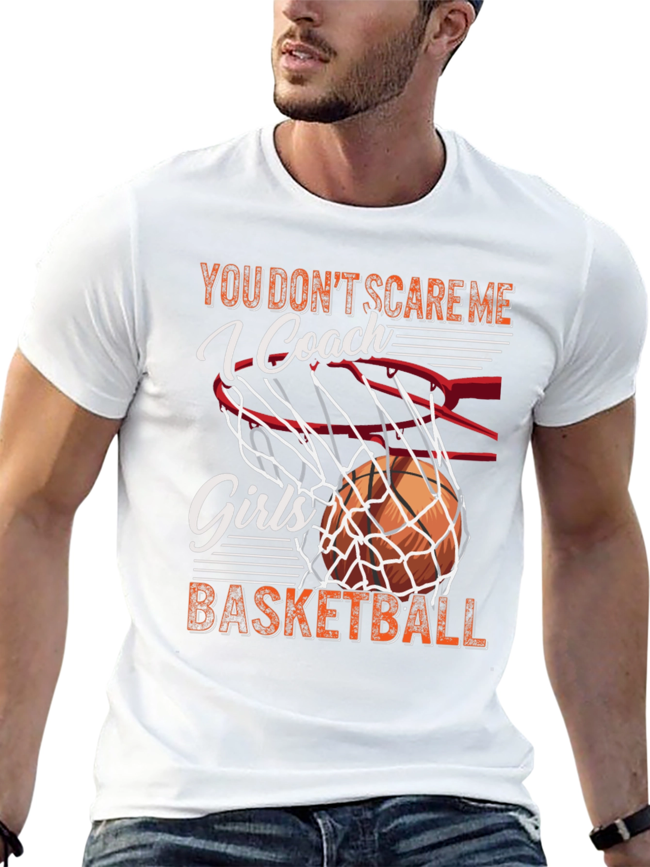 Girls Basketball Coach T-Shirt