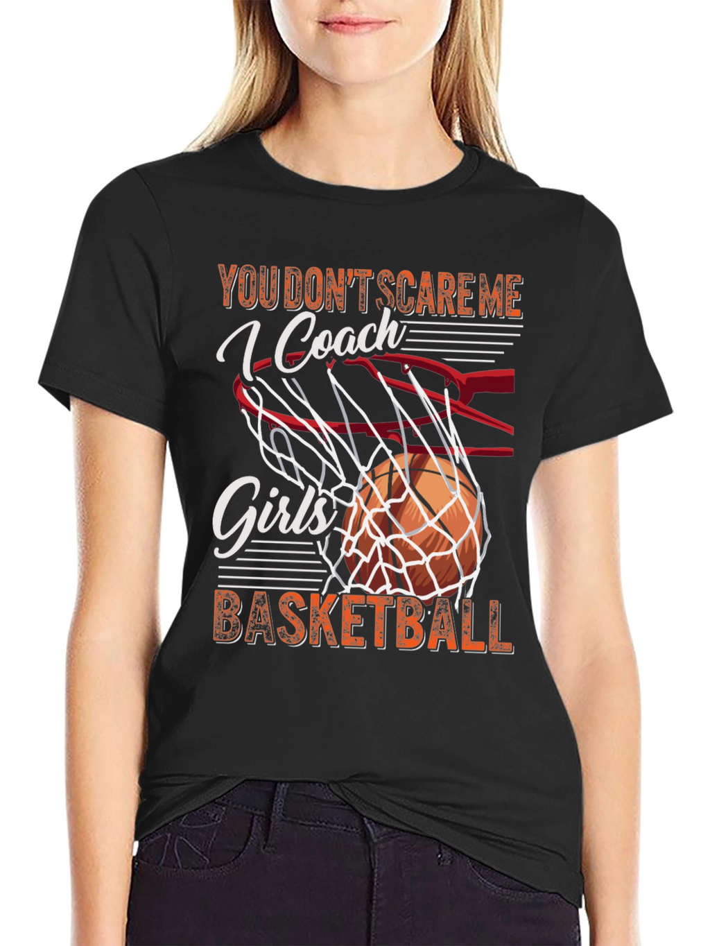 Girls Basketball Coach T-Shirt