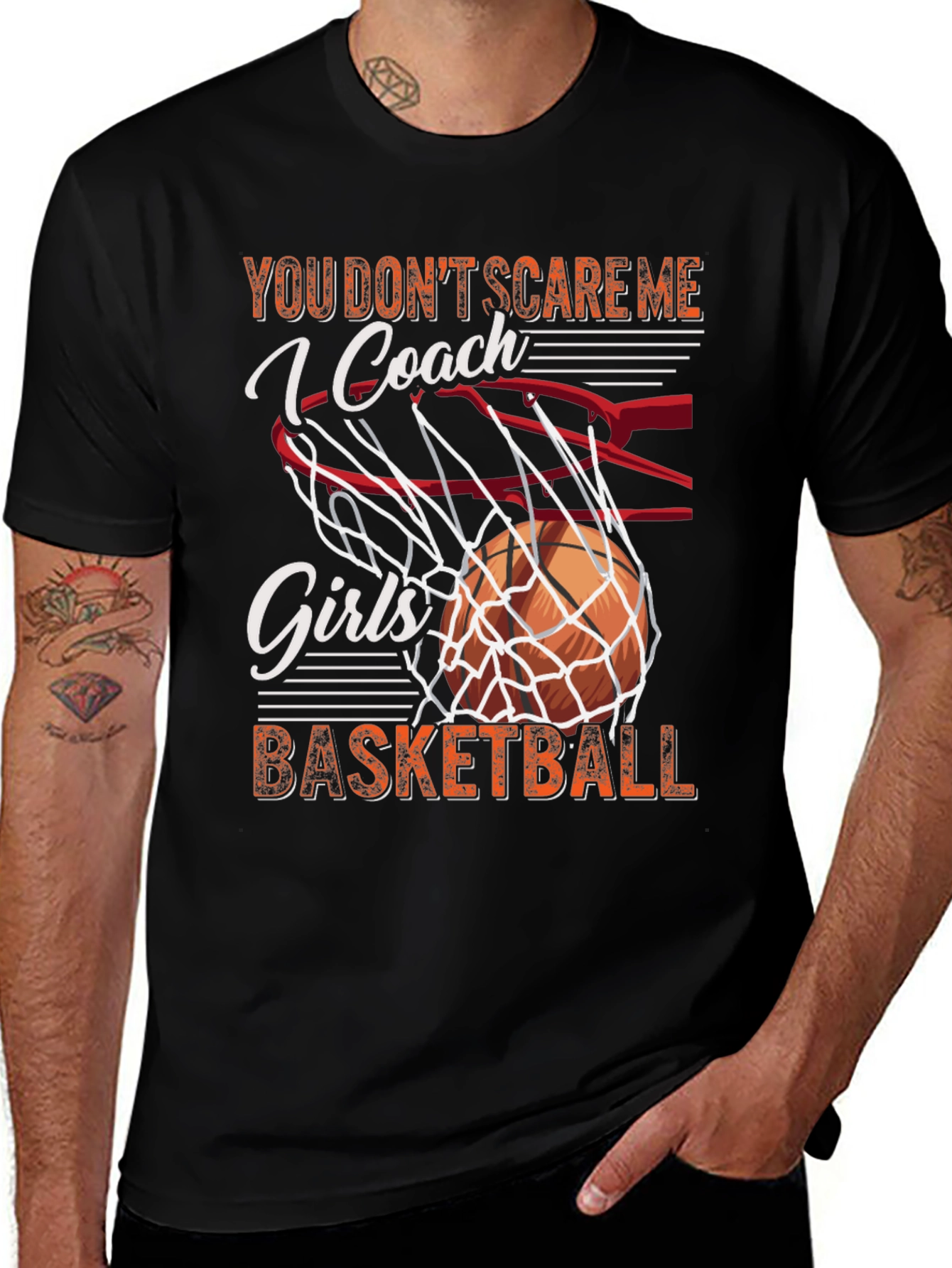 Girls Basketball Coach T-Shirt