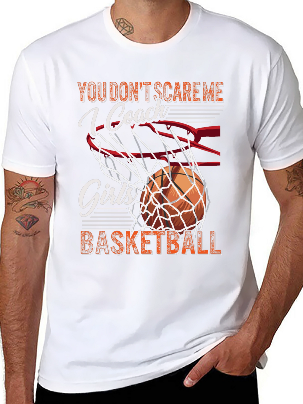 Girls Basketball Coach T-Shirt