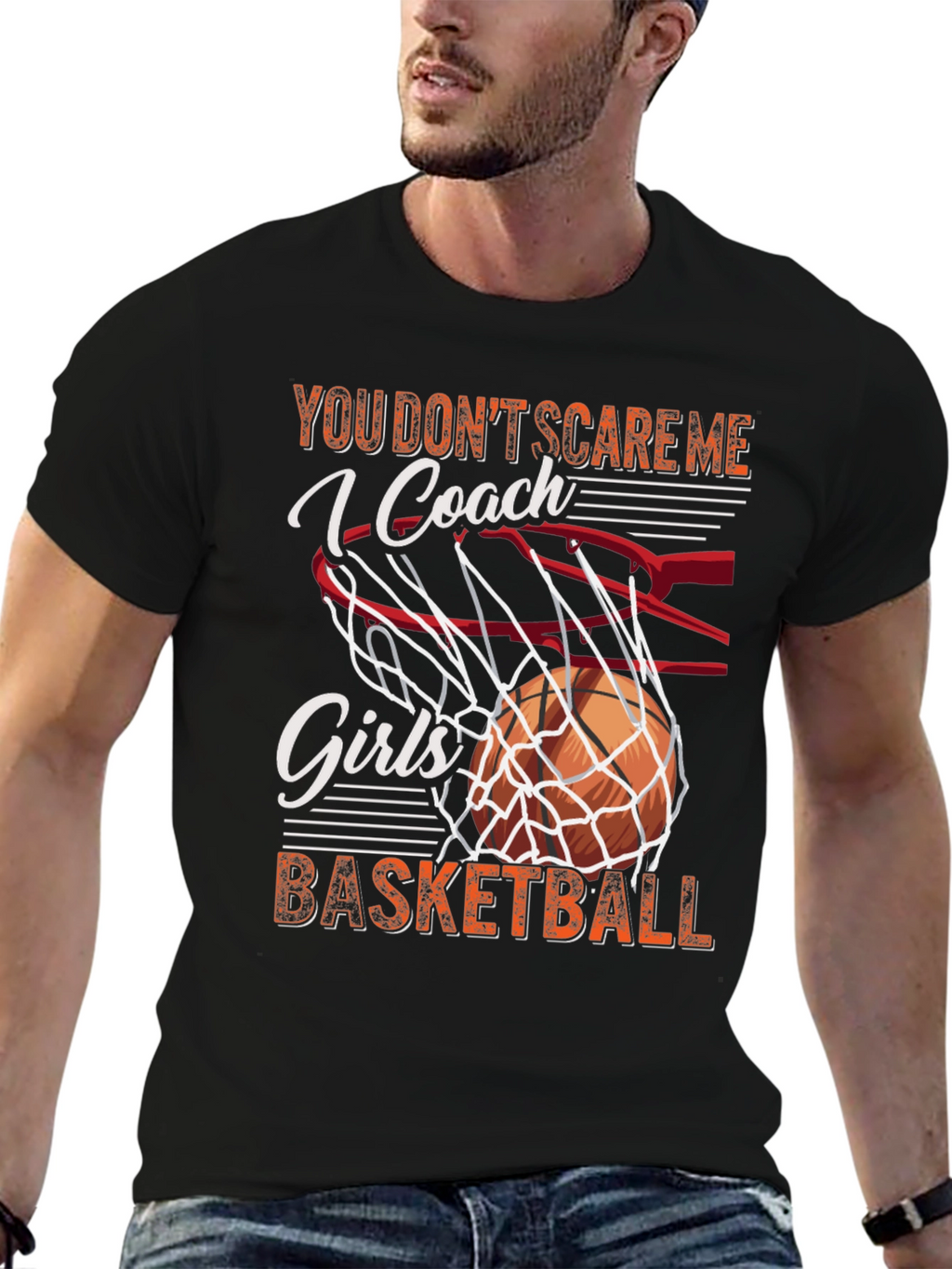 Girls Basketball Coach T-Shirt