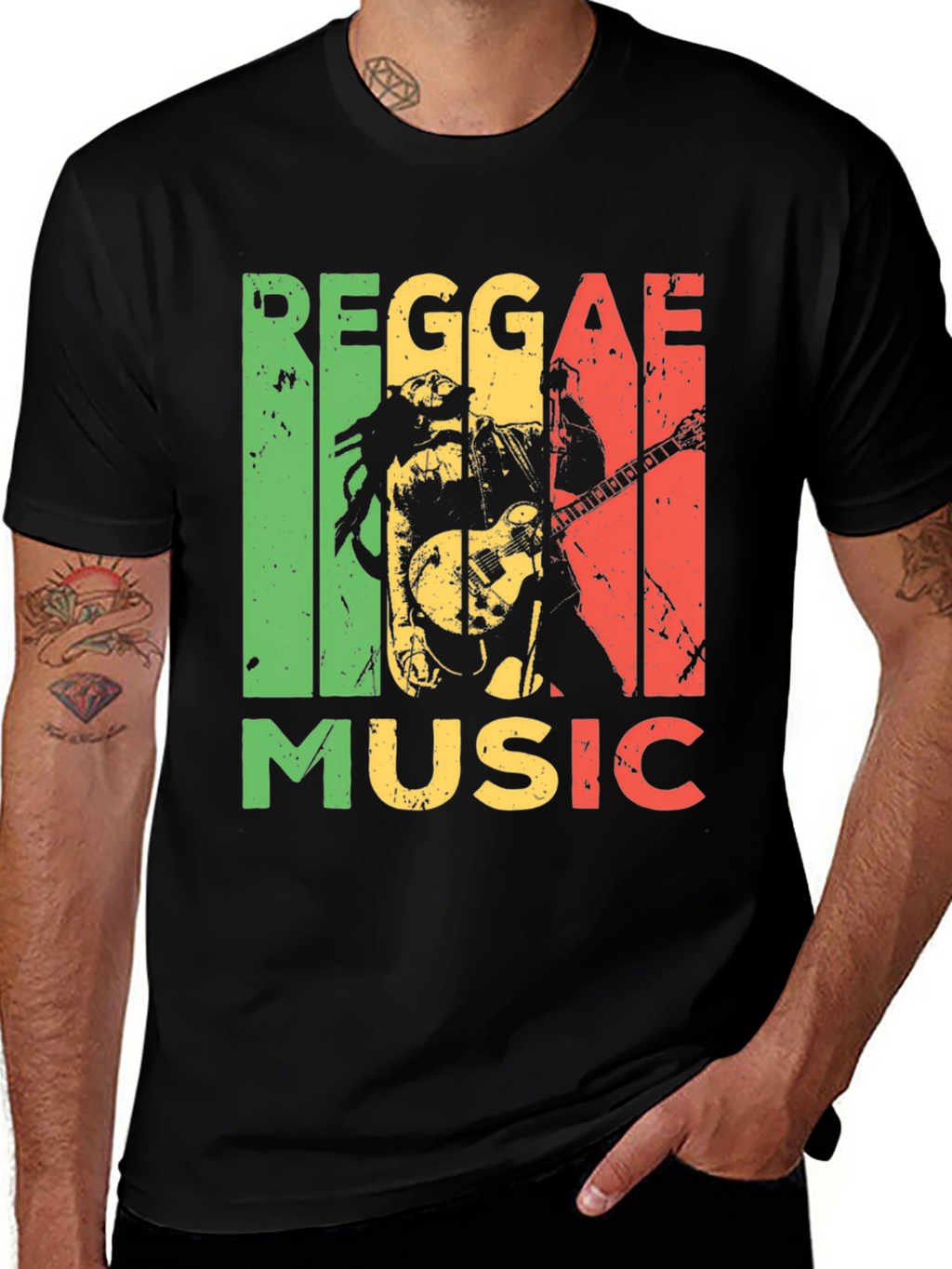 Reggae Music Graphic Tee - Stylish and Comfortable