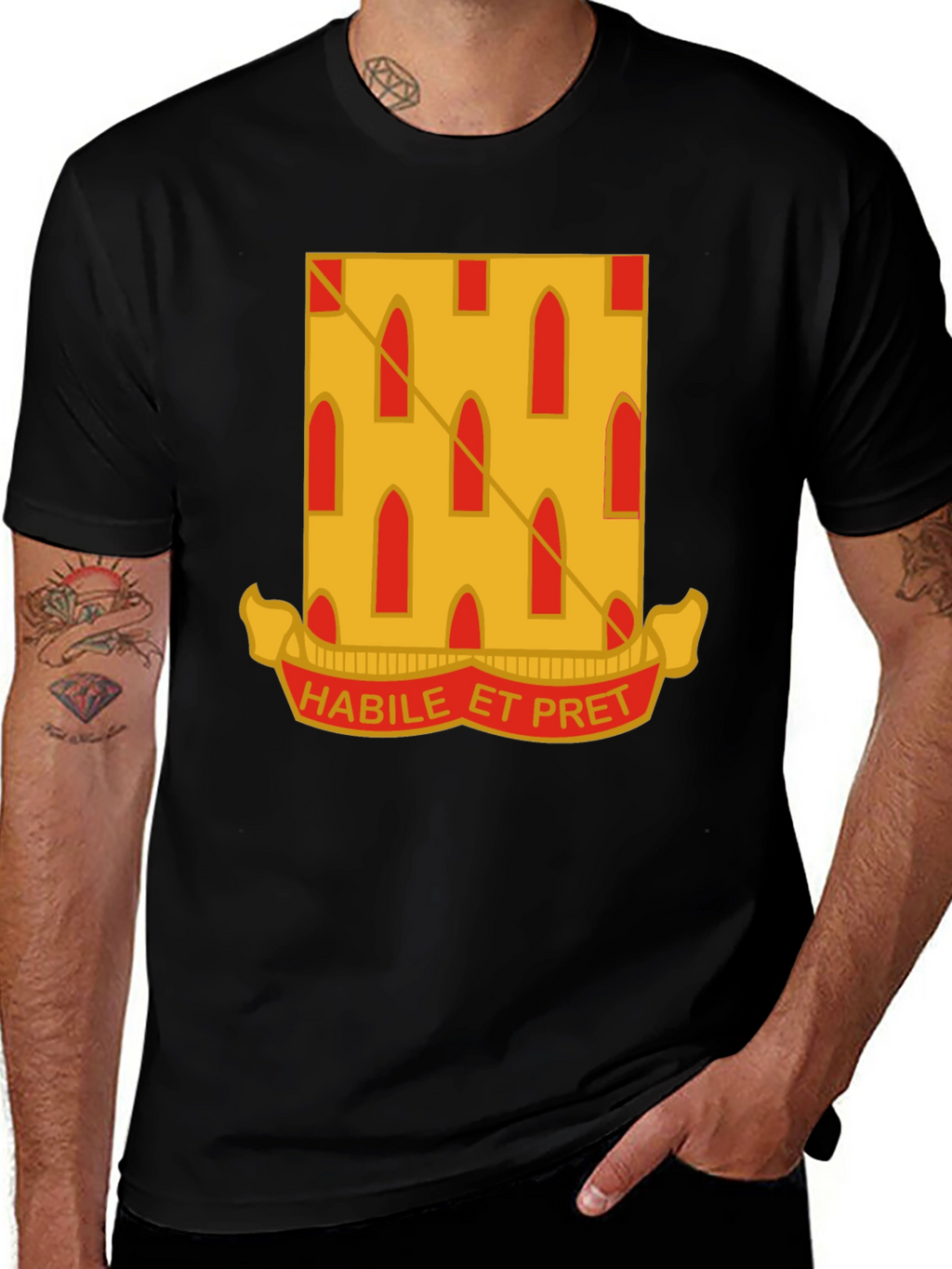 Habile Et Pret Graphic Tee - Black