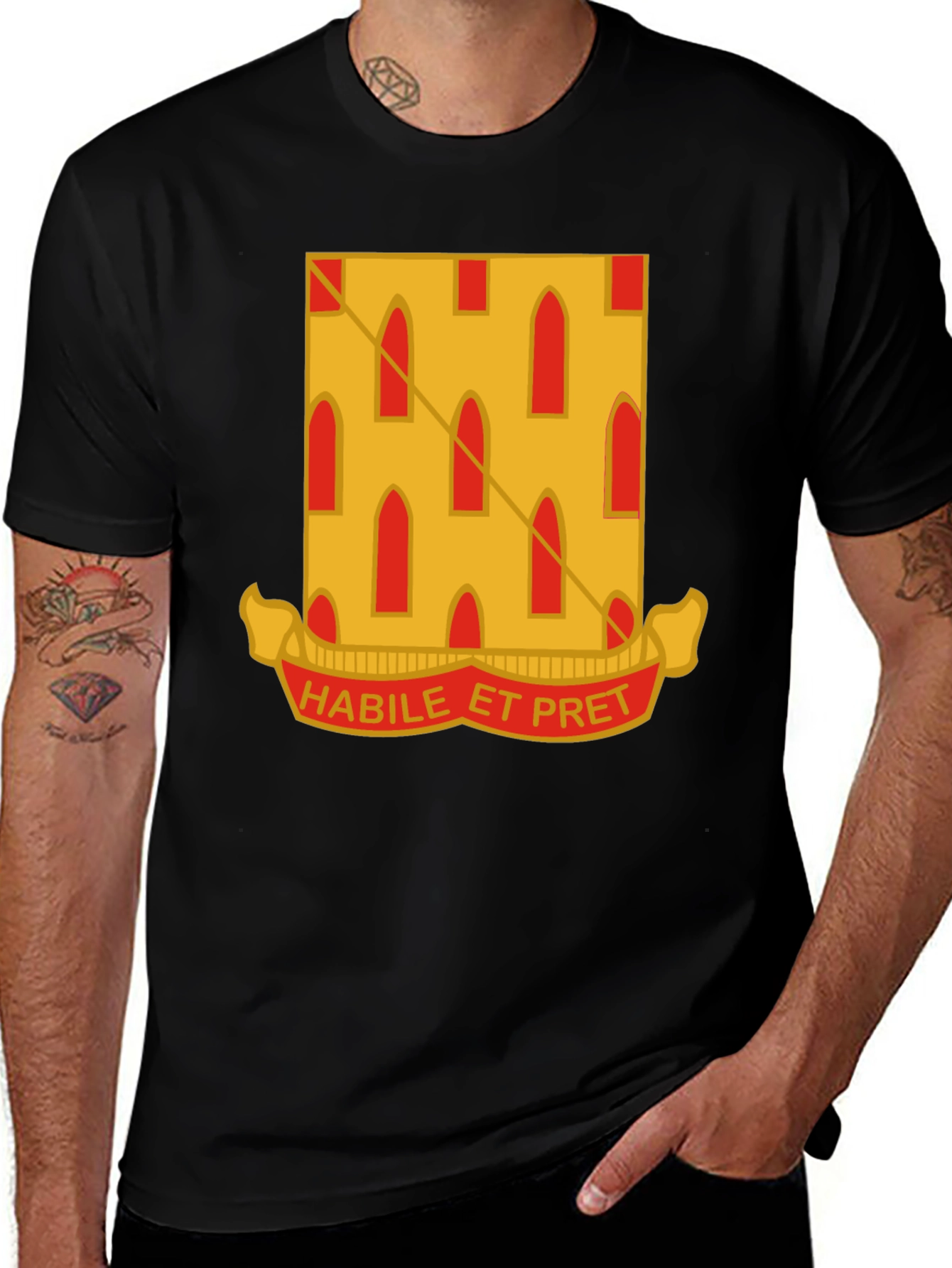 Habile Et Pret Graphic Tee - Black