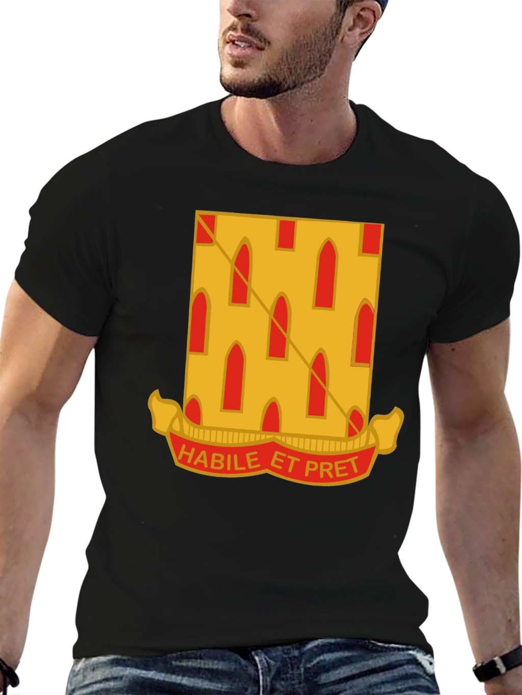 Habile Et Pret Graphic Tee - Black